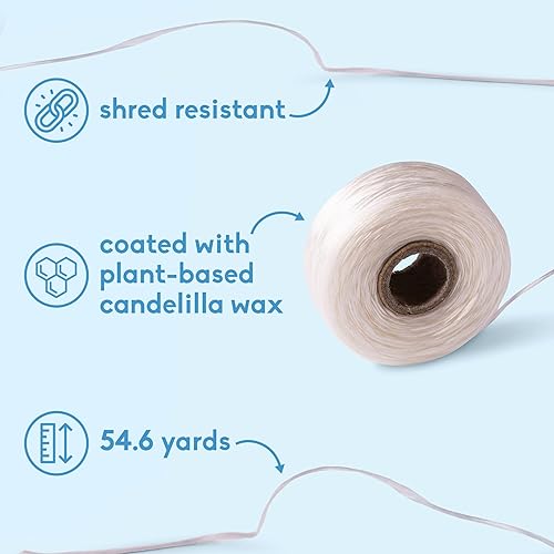 Miniatura 3 de The Humble Co Mint - Hilo dental de menta, paquete de 4, hilo dental expandible vegano para adultos y niños, hilo dental no tóxico, grueso y