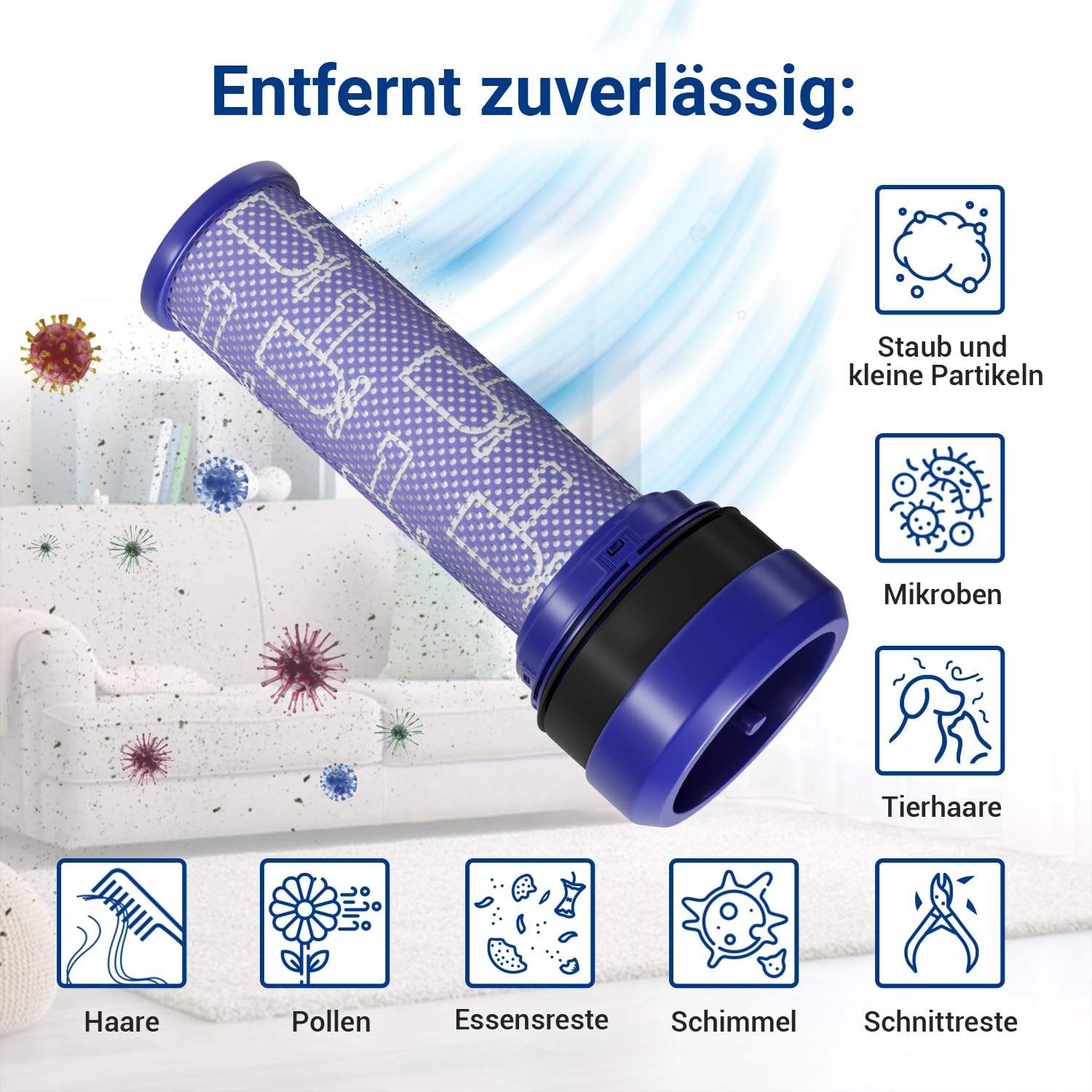 Zapasowy filtr wstępny silnika do Dyson 923413-01 Filtr silnika do odkurzacza DC28 DC33 DC37 DC37c DC39 Filtr wstępny silnika Dyson Akcesoria/części zamienne