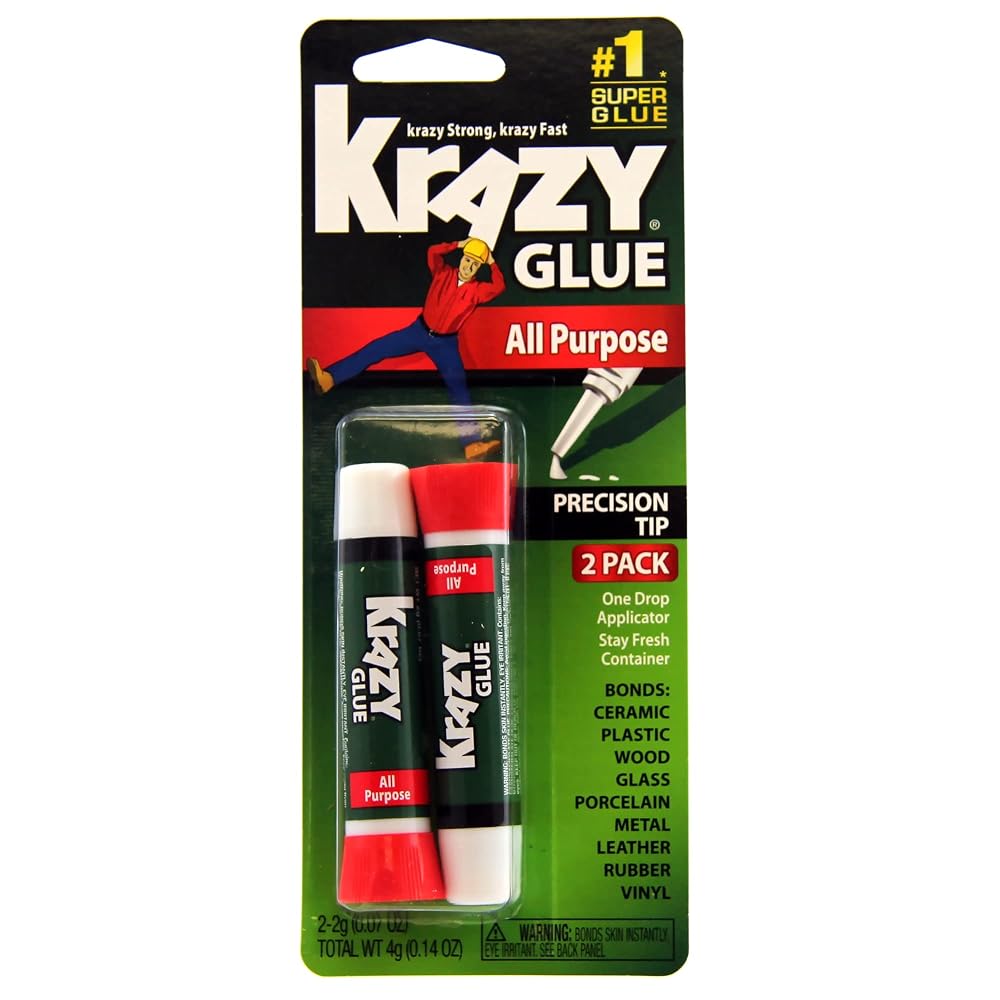 Krazy Glue KG517 100 Pack Instant Krazy Glue® All Purpose Tube 2 Count/Pack