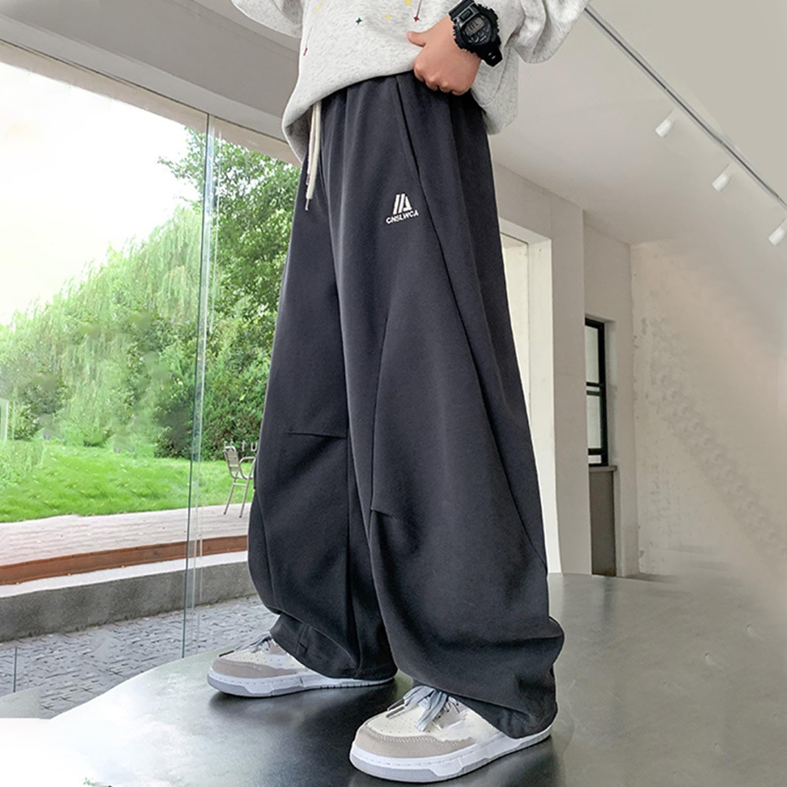 Pantalones Chandal Niño Pantalón Chandal Niño Adolescente Chico 14 Años Niña 13 Chándal Pantalon Naranja Invierno Negro Blanco 8 Tallas Grandes Colegio Pants Sweatpants 80 Deportivo Joggers for Men