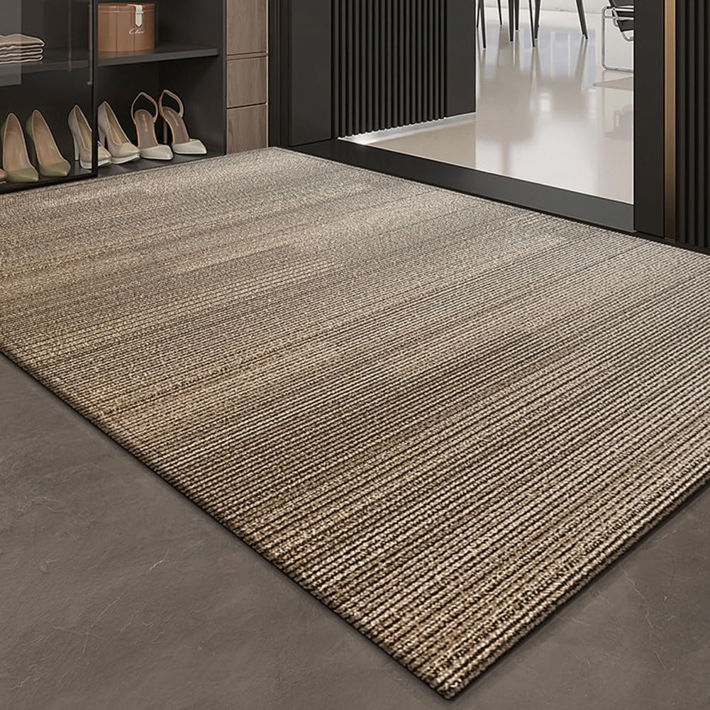 Tapis d'entrée antidérapant découpable pour bloquer la saleté sous la porte