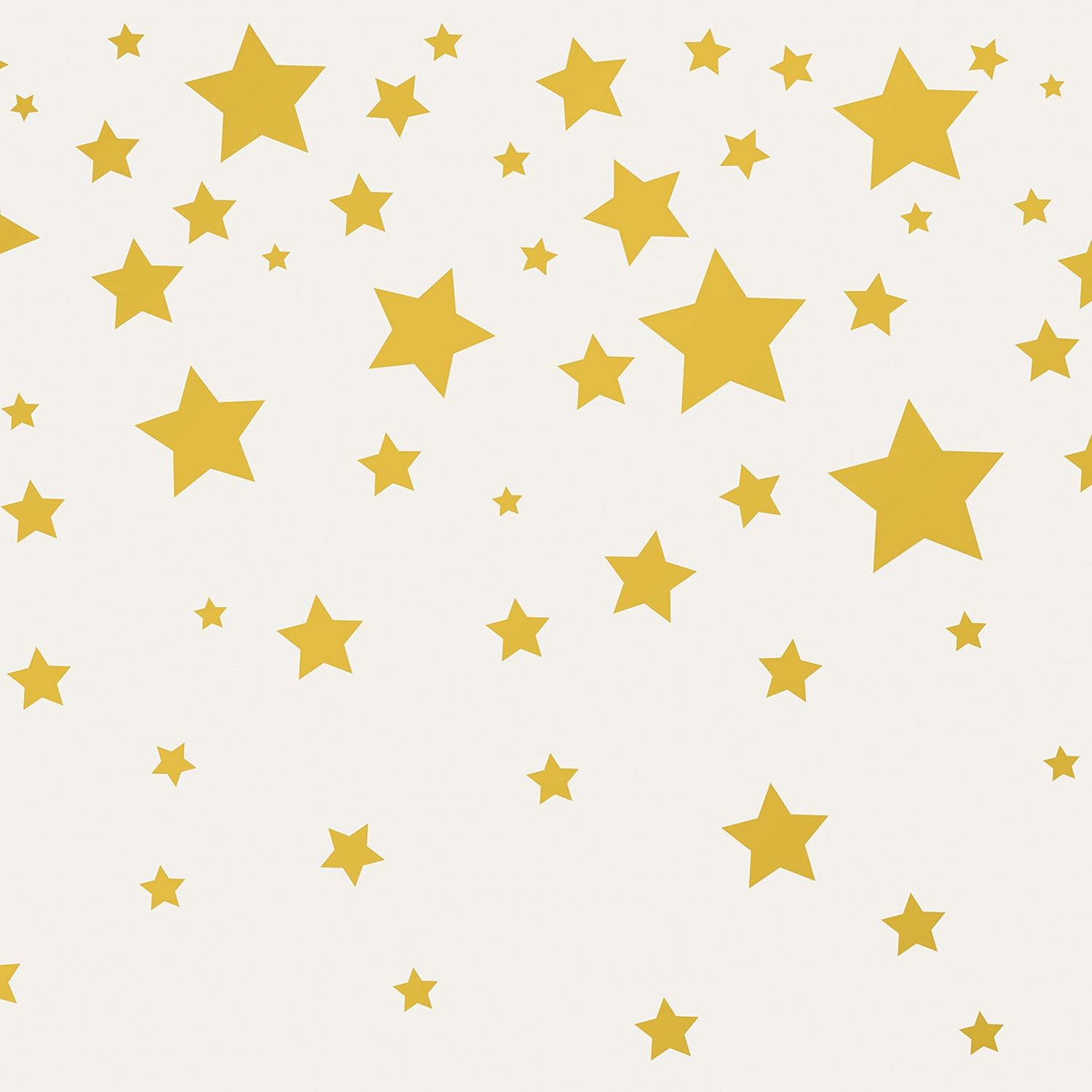 Tempaper Kids Grey and Gold Falling Stars | Designer Removable Peel and Stick Borders and Stripes,Grey/Gold, 6" x 15'