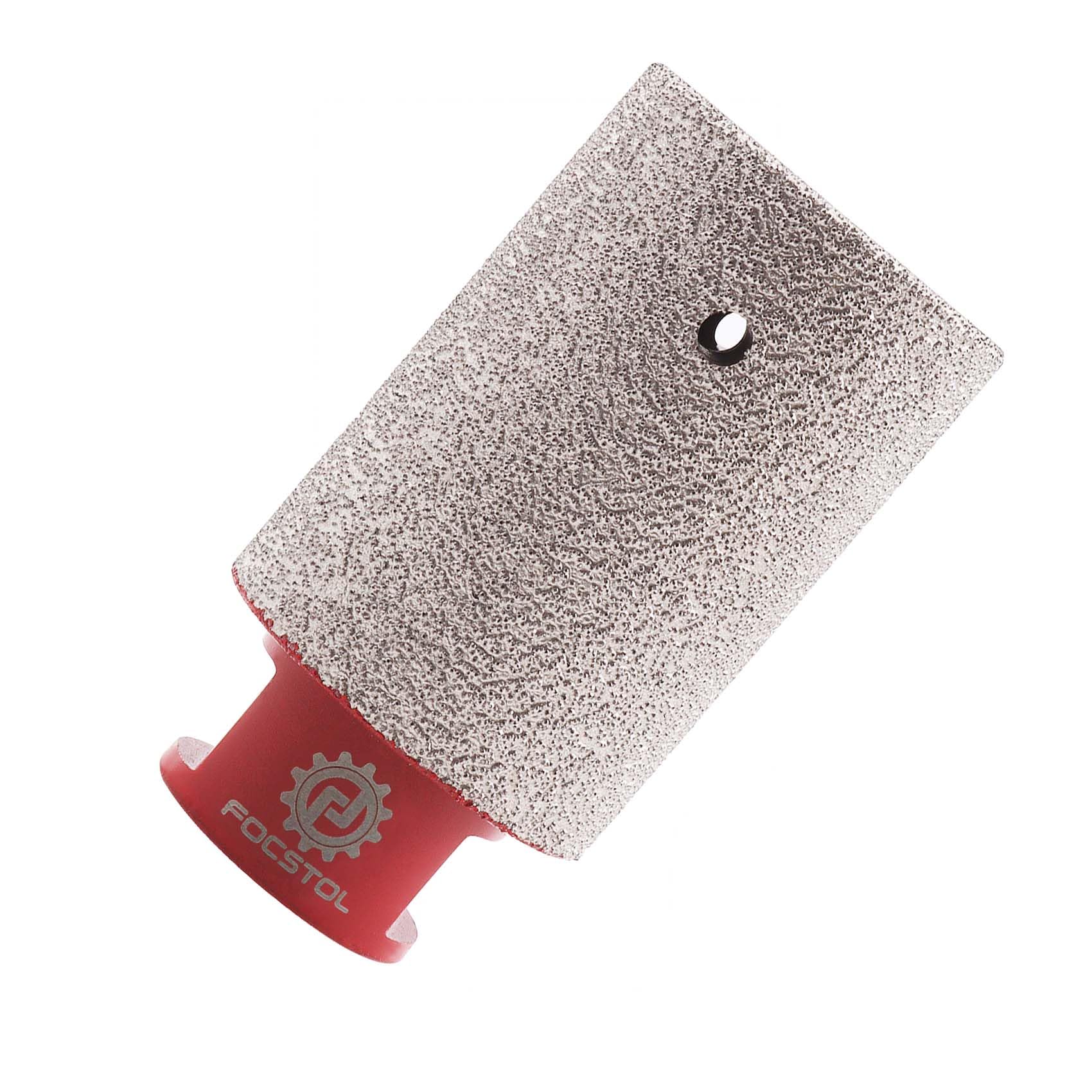 FOCSTOL Fraise Diamantée 35mm pour Agrandir, Façonner, Meule et Biseauter les Trous Existants dans Carrelage Porcelaine Céramique Granit Pierre Marbre M14 Filetage