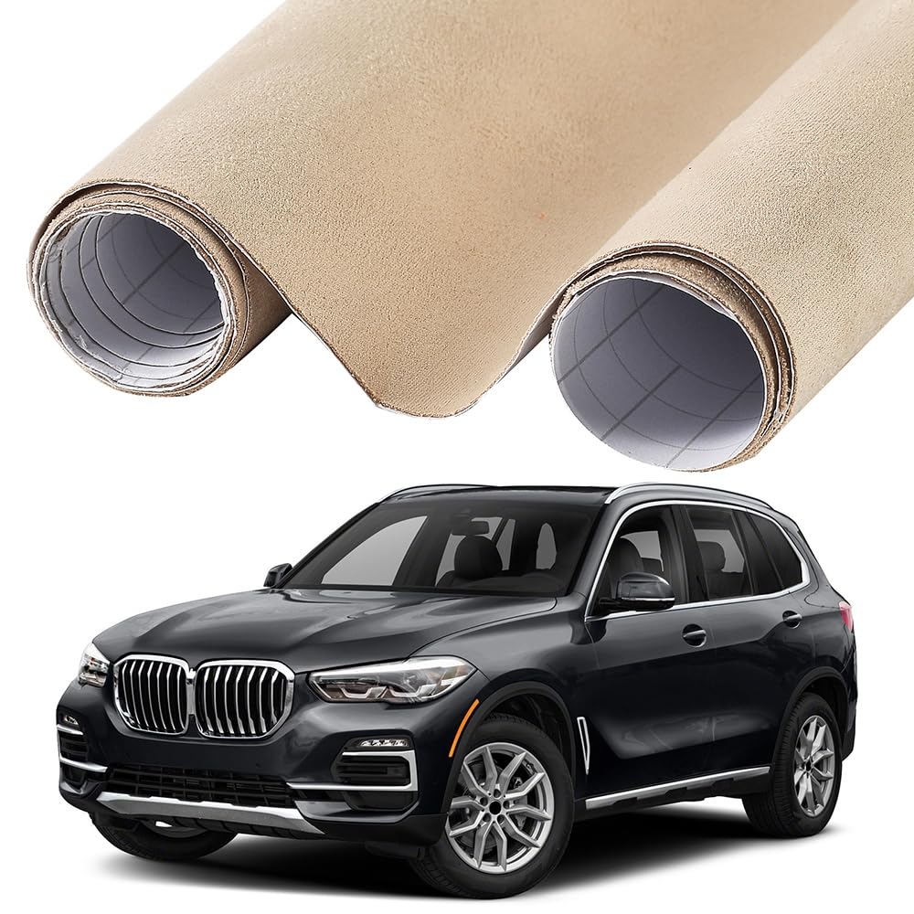XhuangTech Pellicola Adesiva Auto Cromata – PVC Antibolle Nero/Rosso Per Esterni E Interni - 3