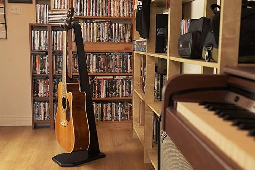 Miniatura 9 de Ruach GS-5 Percha de madera para guitarra acústica y eléctrica - Negro