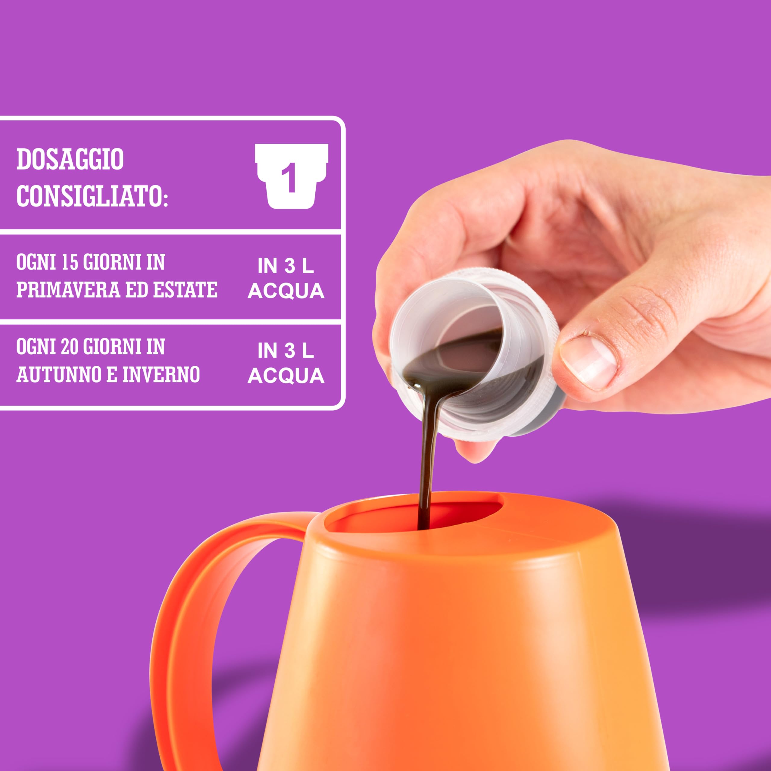 LERAVA concime orchidee liquido – 330ml con tapo dosatore - concime per orchidee per una fioritura ricca - nutrimento bilanciata con microelementi chelati – fertillizzante orchidee “Made in Italy”