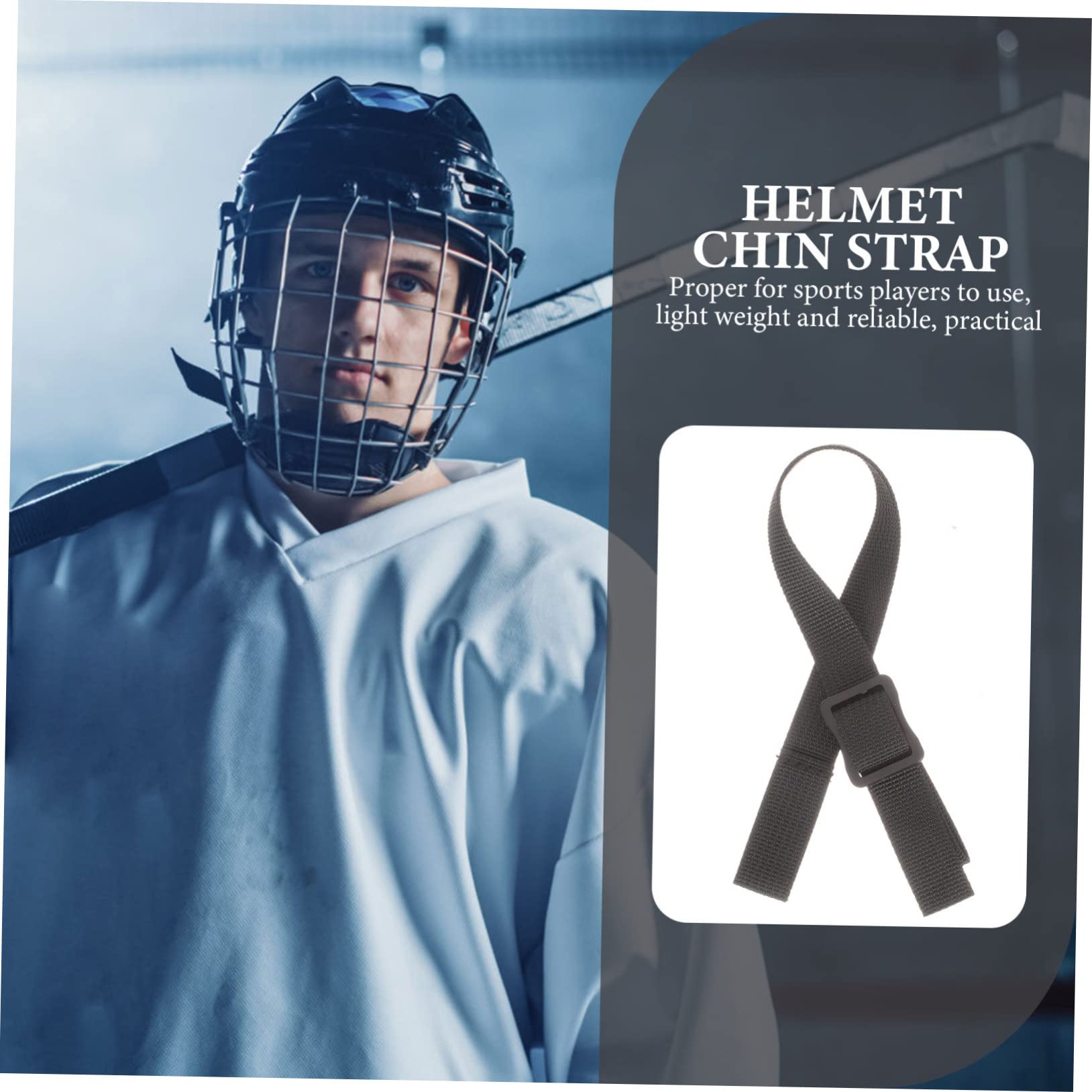 BESPORTBLE Correas De Sujeción para Casco De Hockey Correas De Sujeción para Casco De Béisbol as De Sujeción para Casco De Hockey a Elástica De Repuesto para Casco De Hockey a