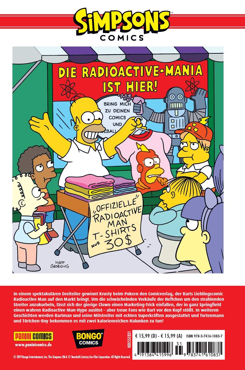 Simpsons Comic-Kollektion: Bd. 31: Der beste Radioactive Man aller Zeiten