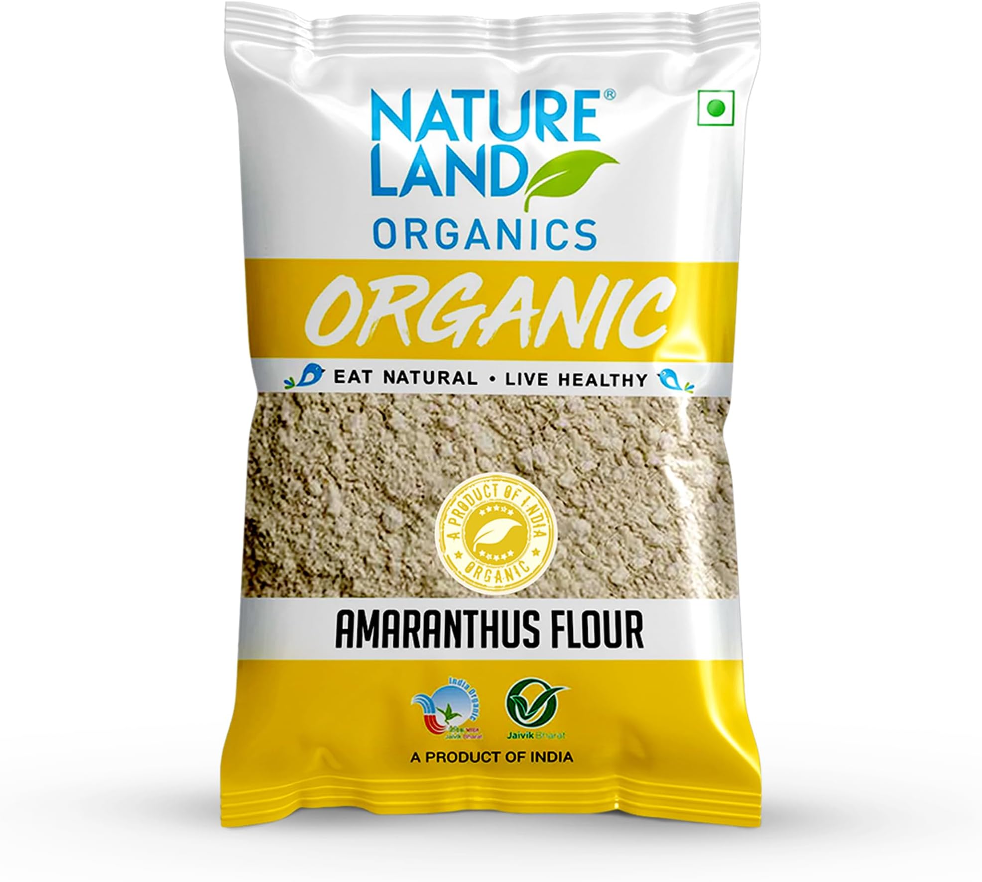 Natureland Organics Amaranthus Flour (Rajgira Flour) 500 Gm - Gluten Free Amaranth Flour