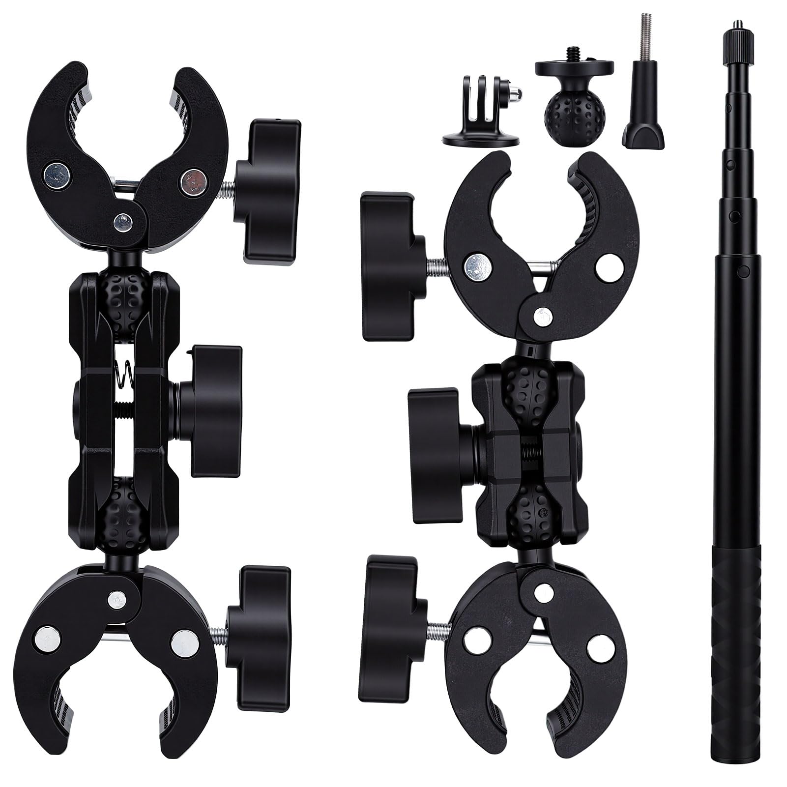 Shkalacar Kit di Montaggio per Manubrio con Supporto per Telecamera Moto