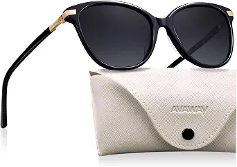 AVAWAY Cat Eye Vintage Polarized Women's Sunglasses