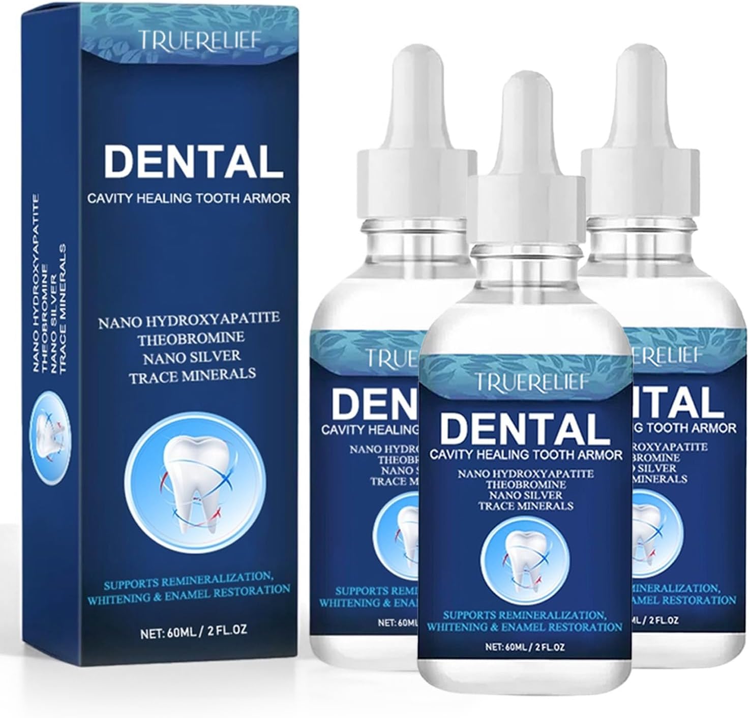 Cavity Healing Tooth Armor Liquid | Enamel Support with Hydroxyapatite | Helps Whiten Teeth, Soothe Sensitivity (3)