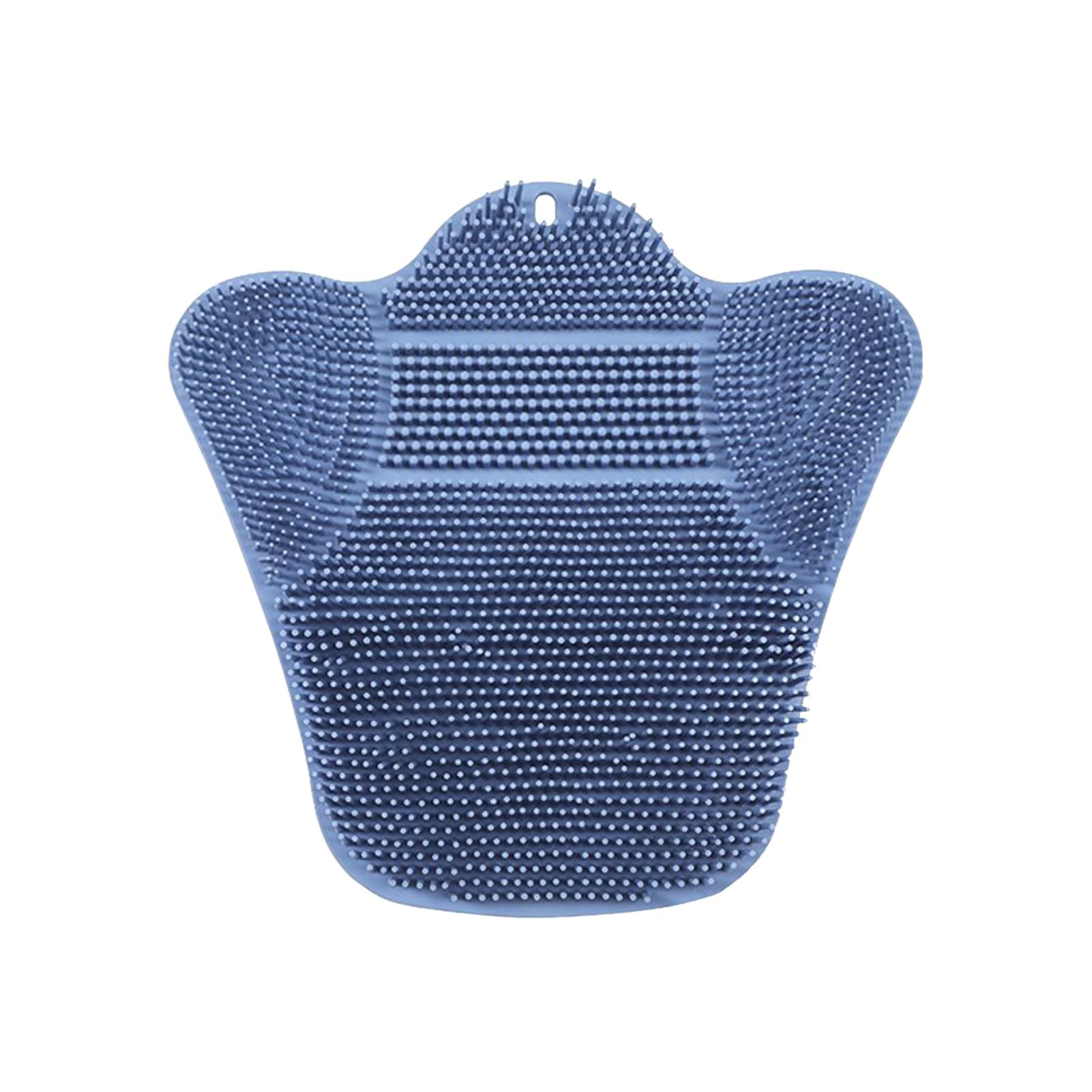 Scrubber per piedi da doccia, tappetino in silicone per scrub posteriore, base con antiscivolo, setole massaggianti per pulizia profonda, strumento per lo scrub per vasca, appartamento, cura
