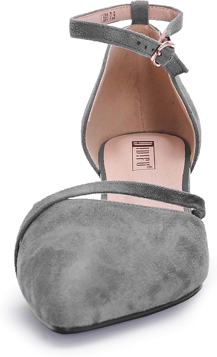 IDIFU Women IN2 Maxine Low Kitten Heels Dress Pumps Wedding Evening Formal Elegant Closed Toe Shoes for Women Bride