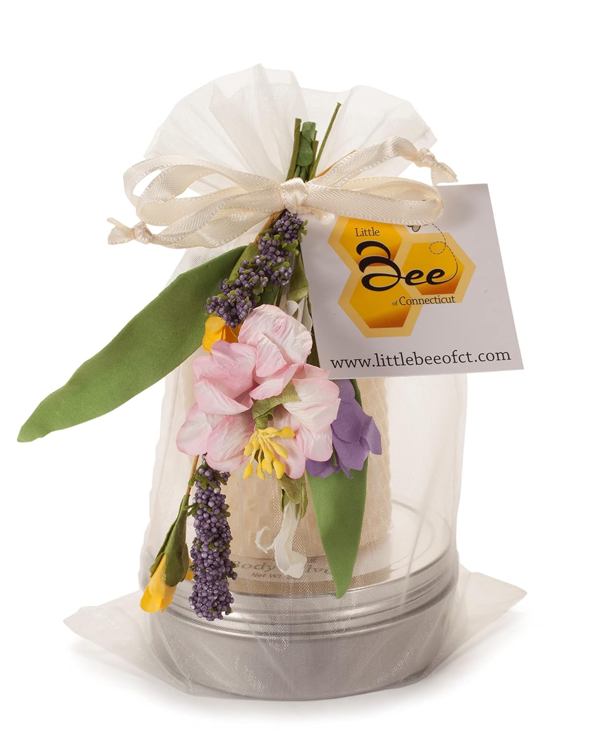 Little Bee of Connecticut Spring Gift Tower (Lemon Lip Balm & Chill Body Salve)