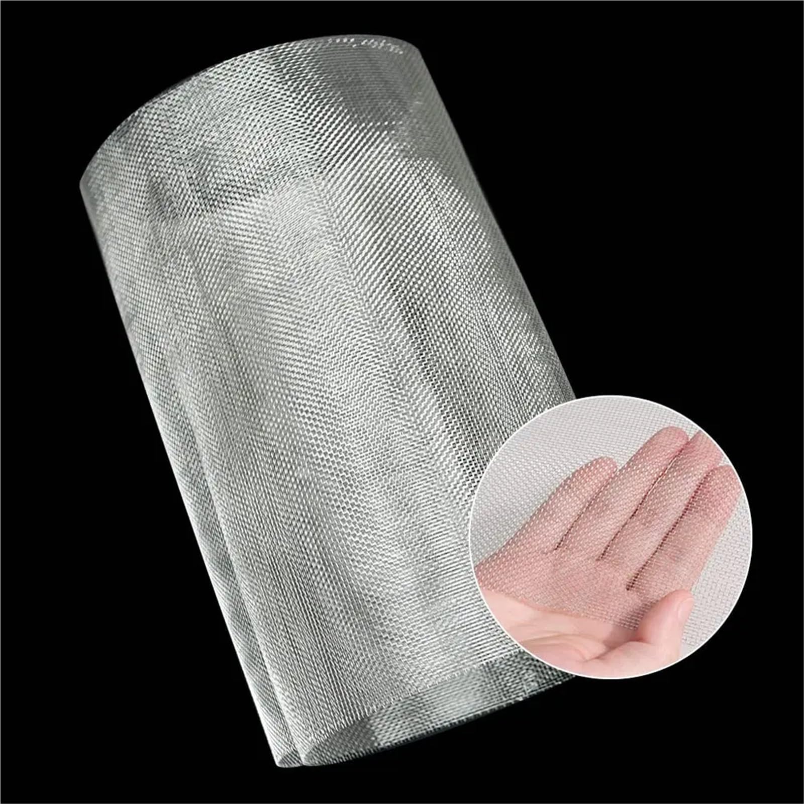 sito， Sito do mąki 1 szt. 304 ze stali nierdzewnej, tkane, metalowe, 30 oczek, otwór 0,07 mm, zamiennik dla klatek wentylacyjnych, okien ogrodowych(40x300cm)