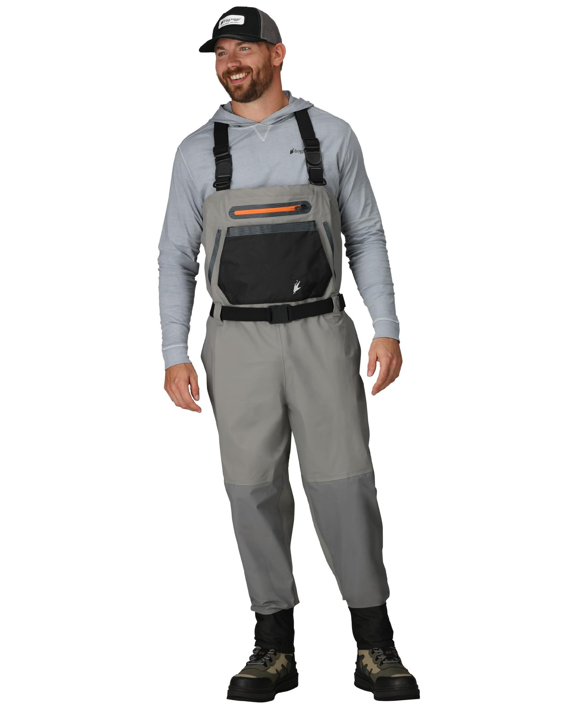 FROGG TOGGS Sierran Breathable Waterproof Stockingfoot Fishing Chest Wader for Fishing