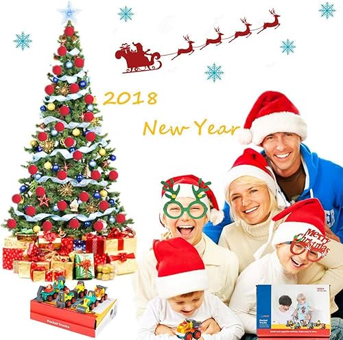 Miniatura 3 de BOLZRA Diademas de Navidad para fiestas, marcos de gafas con renos y árbol de Navidad, diseños de purpurina para disfraces de vacaciones, cabina de