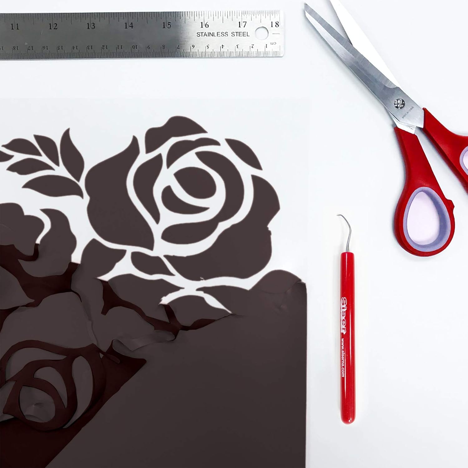 Siser EasyWeed HTV 11.8" x 25ft Roll - Iron On Heat Transfer Vinyl (Brown)