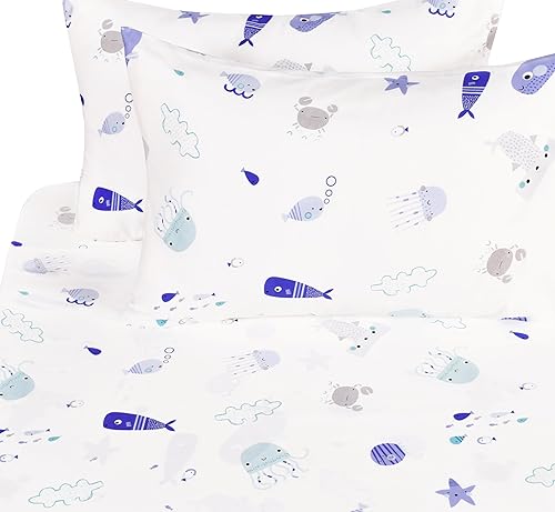 Vista 39 de J pinno Space Astronaut Airship Planet Stars Earth - Juego de sábanas tamaño individual para decoración de dormitorio, 100% algodón, sábana