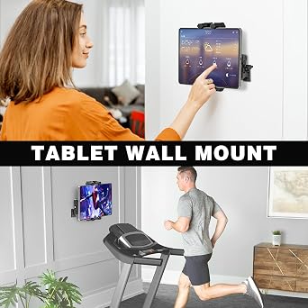 Tablet Holder for Truck, Heavy Duty Drill Base Tablet Car Mount with 5.91 Arm for Truck/Cars/Walls, iPad Holder Compatible with iPad Pro, Kindle Fire, and All 4.7-13.5 Devices