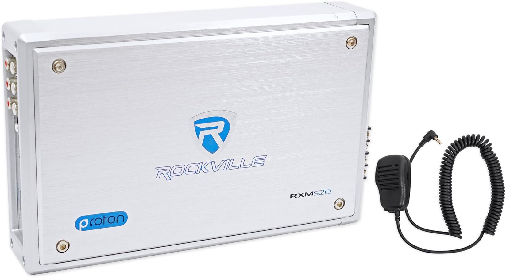 Rockville RXMF4 Marine 4 Channel Amplifier 2400w Peak/600w