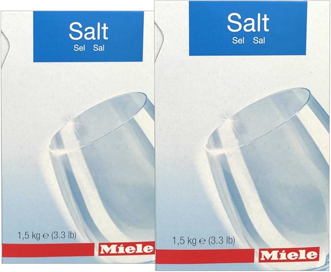 2 PACK Miele Care Collection Dishwasher Reactivation Salt