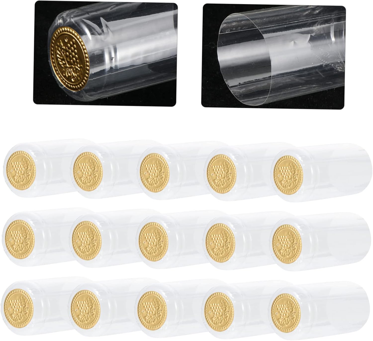 Heat Shrink Sealing Caps 100pcs PVC Wine Bottle Covers