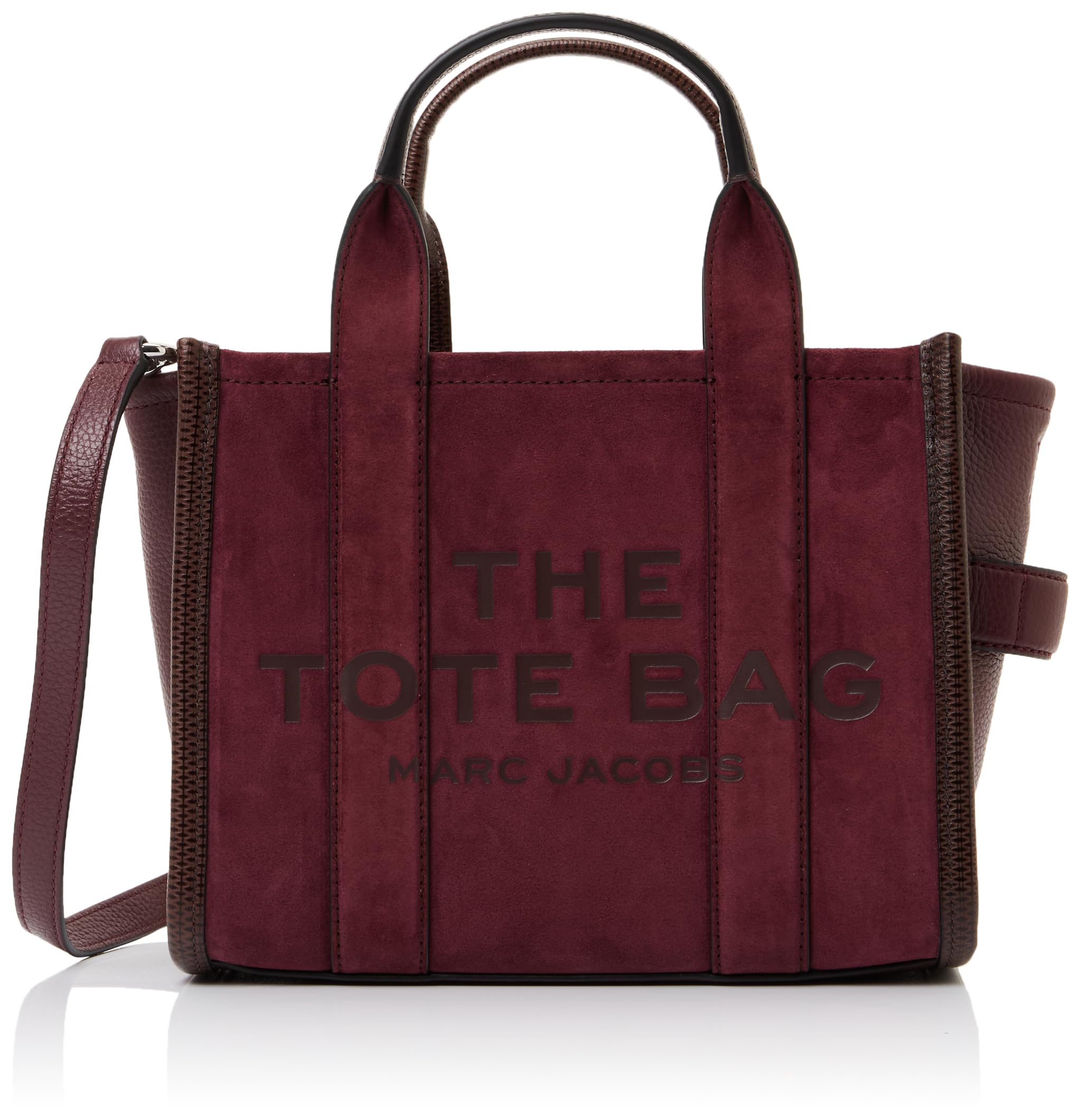 MARC JACOBS THE SMALL TOTE DARK PLUM