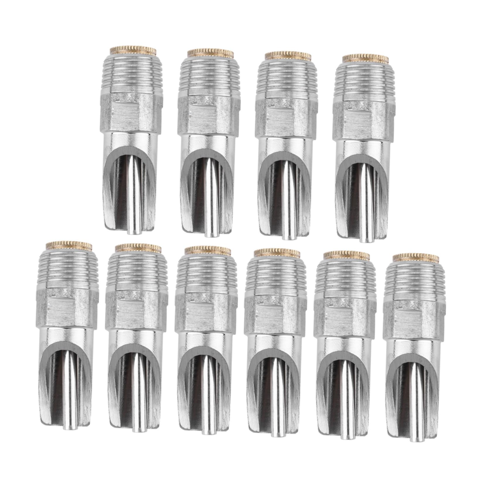 TOYANDONA Distributore Acqua Automatico per Suinetti in Acciaio Inox Resistente 10 Pezzi Capezzoli Antischizzo per Allevamento e Bestiame