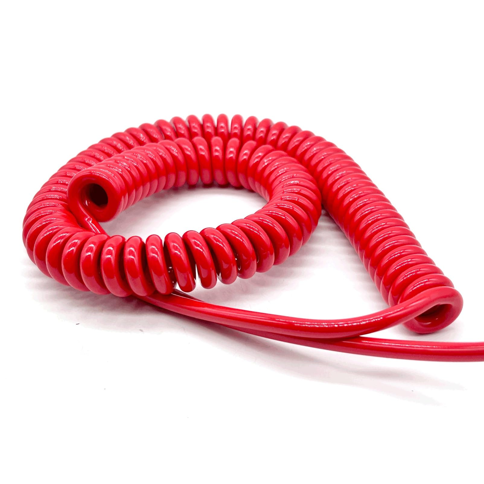 PULaif Spring Spiral Cable, 3 Core Polyurethane Spiral Electric Cable 4 Meters Retractable Multiple Sizes(13AWG 2.5mm2)