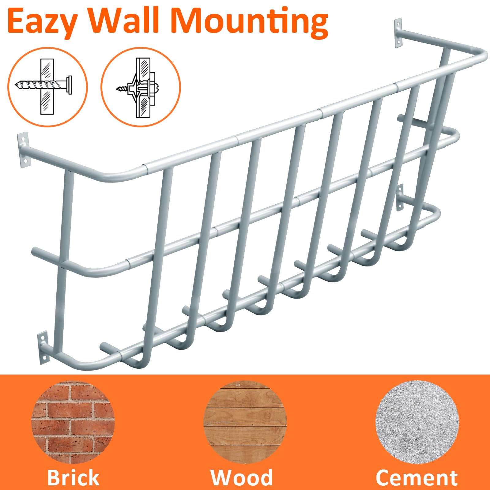 Hay Rack For Livestock Large Wall-Mounted Hay Feeder Rack For Horses ...