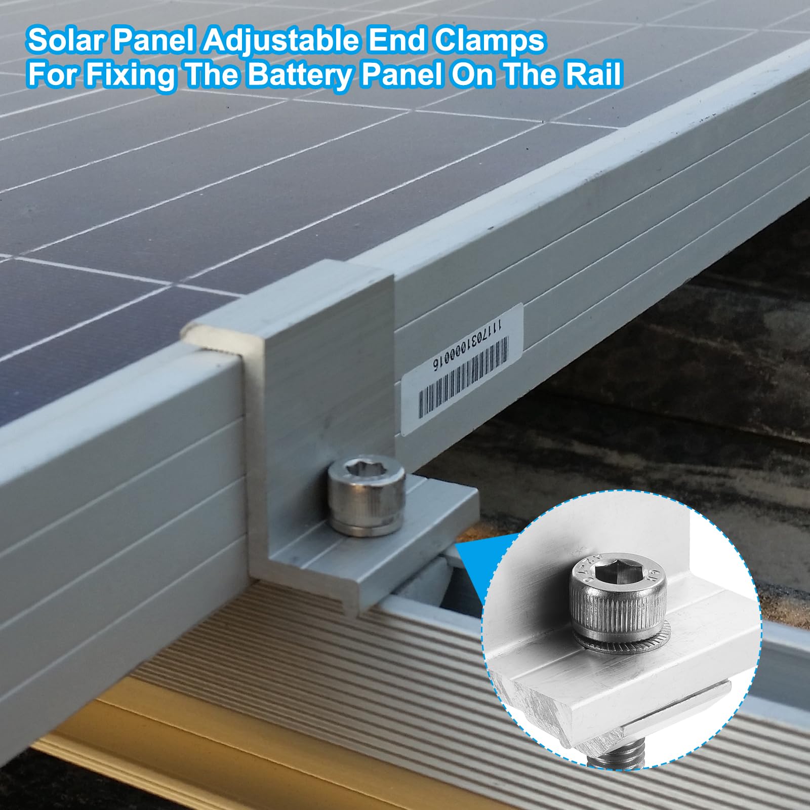 QUARKZMAN 25 Stück Edelstahl Kabelhalter - Solar Panel Draht Klammern Für PV Anlagen & Boote