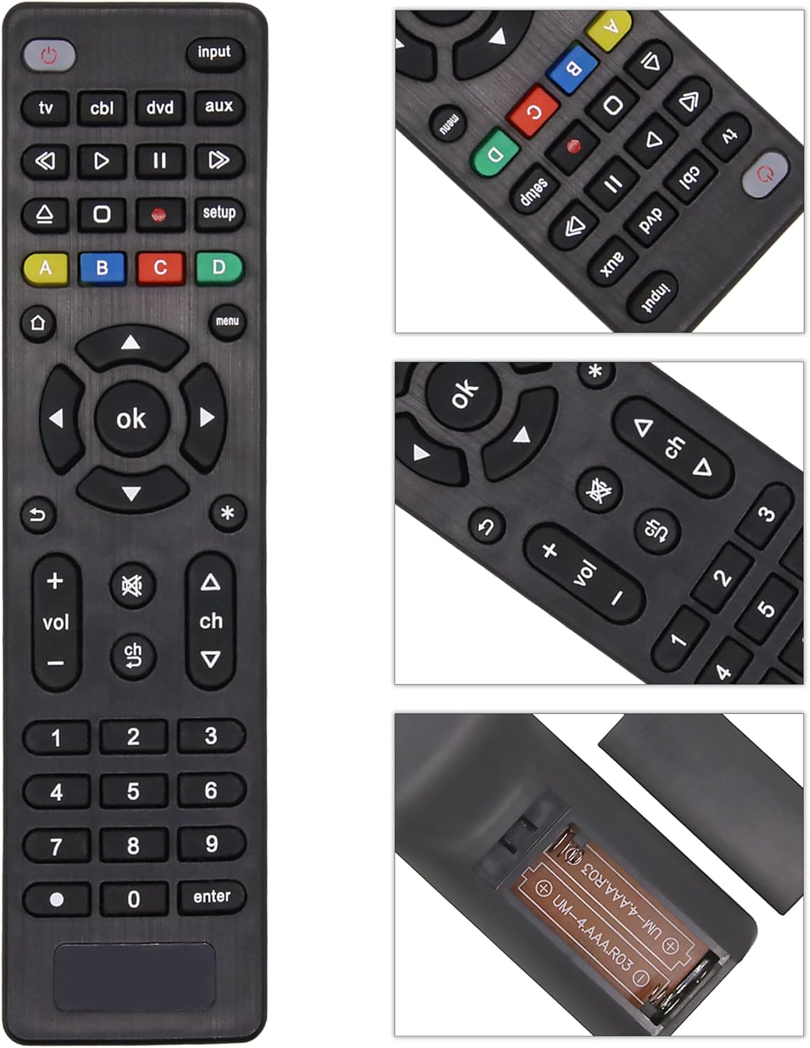 Battery compartment of NJALNKHM G009 Remote Control