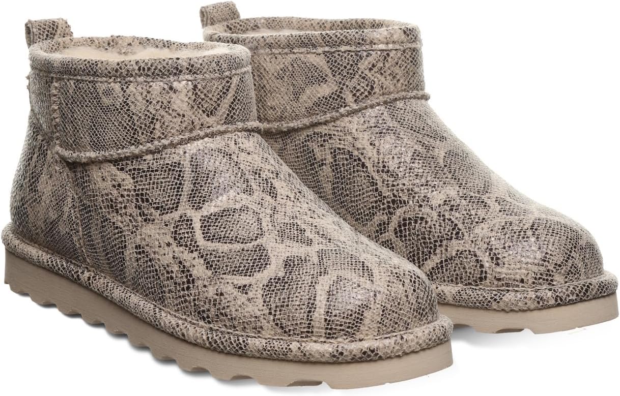 BEARPAW Women's Shorty Exotic Oat Snake Boot - Image 7