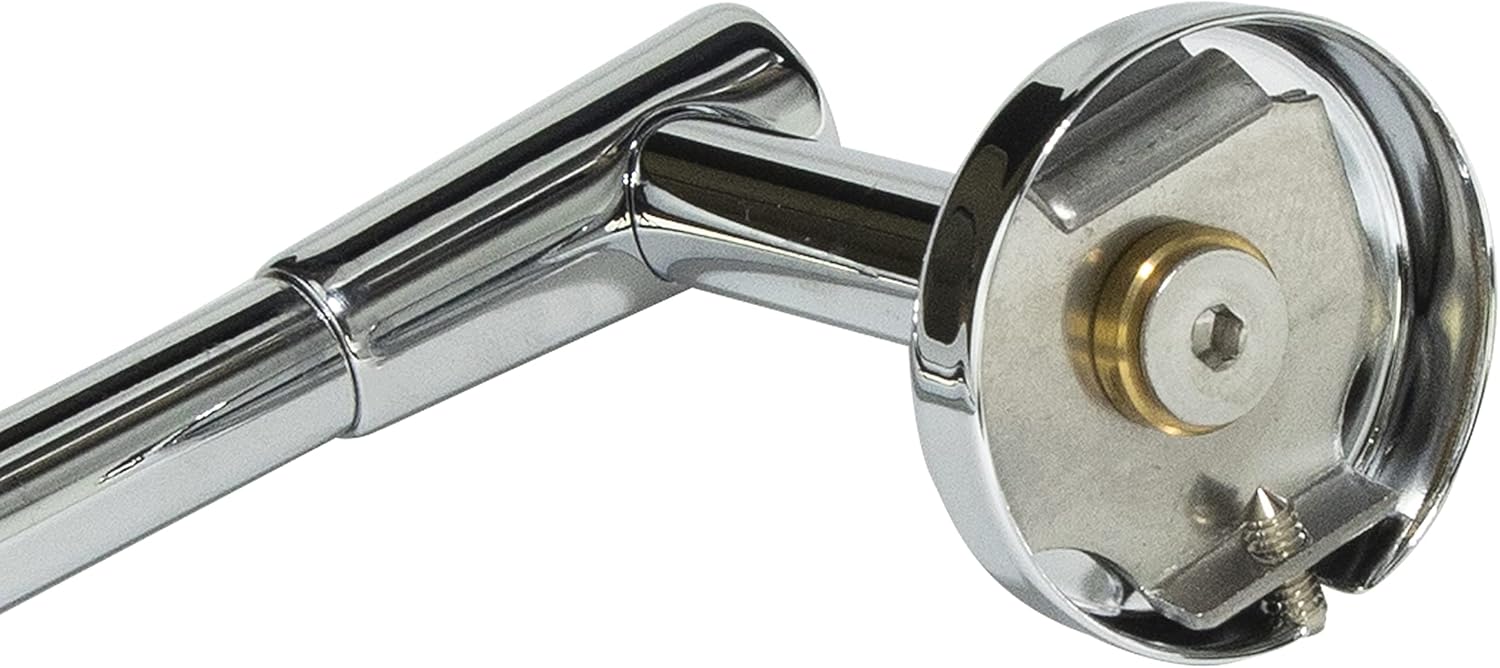 HELVEX Deco Collection Small Towel Bar Bathroom Accessory, Bathroom Towel Holder Bathroom Hardware, Polished Chrome Finish UDC-09-PC