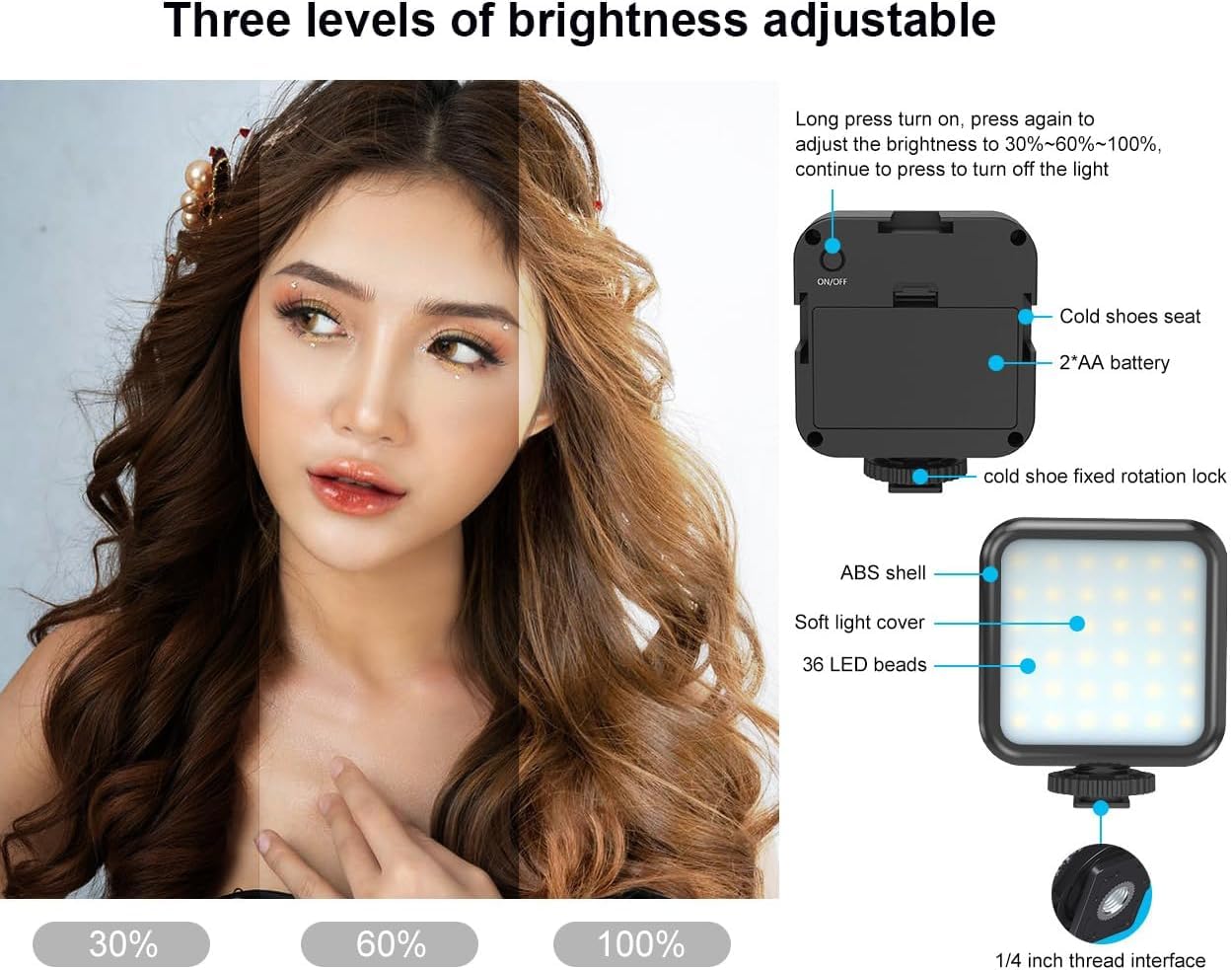Kit Vlog Smartphone avec Microphone, Lumière LED et Trépied – Set Vidéo Tout-en-Un pour iPhone Android, Youtube, TikTok, Live Streaming, Interview et Création de Contenu