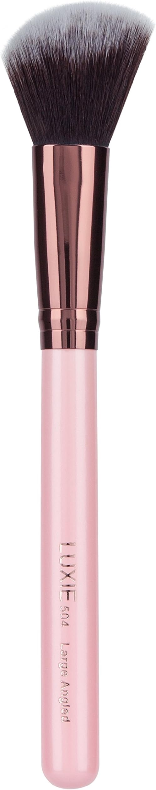 LUXIE Large Angled Face Brush, Rose Gold, #504