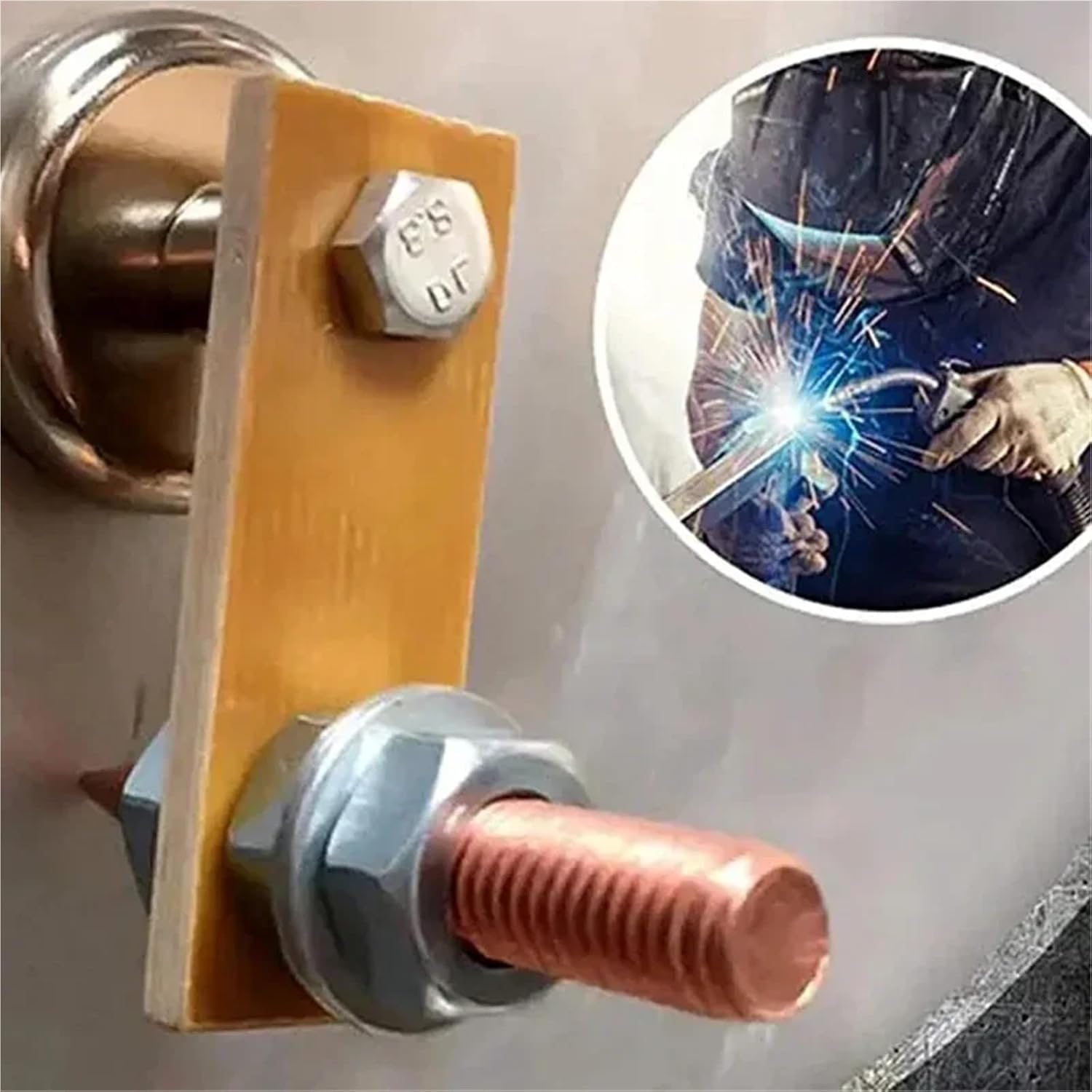 Welding Magnet Head Magnetic Fix Ground Clamp Single/Double Support 1Pcs