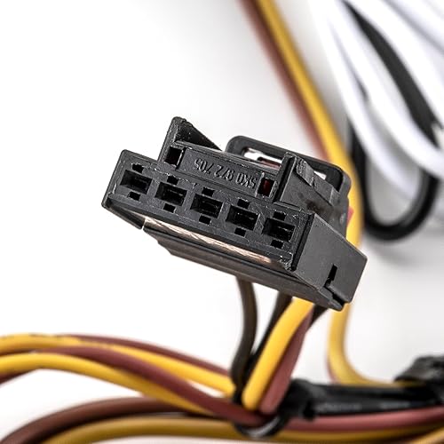 Miniatura 7 de WeiSen Arnés de cableado de remolque personalizado de 4 pines compatible con Volkswagen Tiguan 2018-2023, cableado de enganche de remolque para