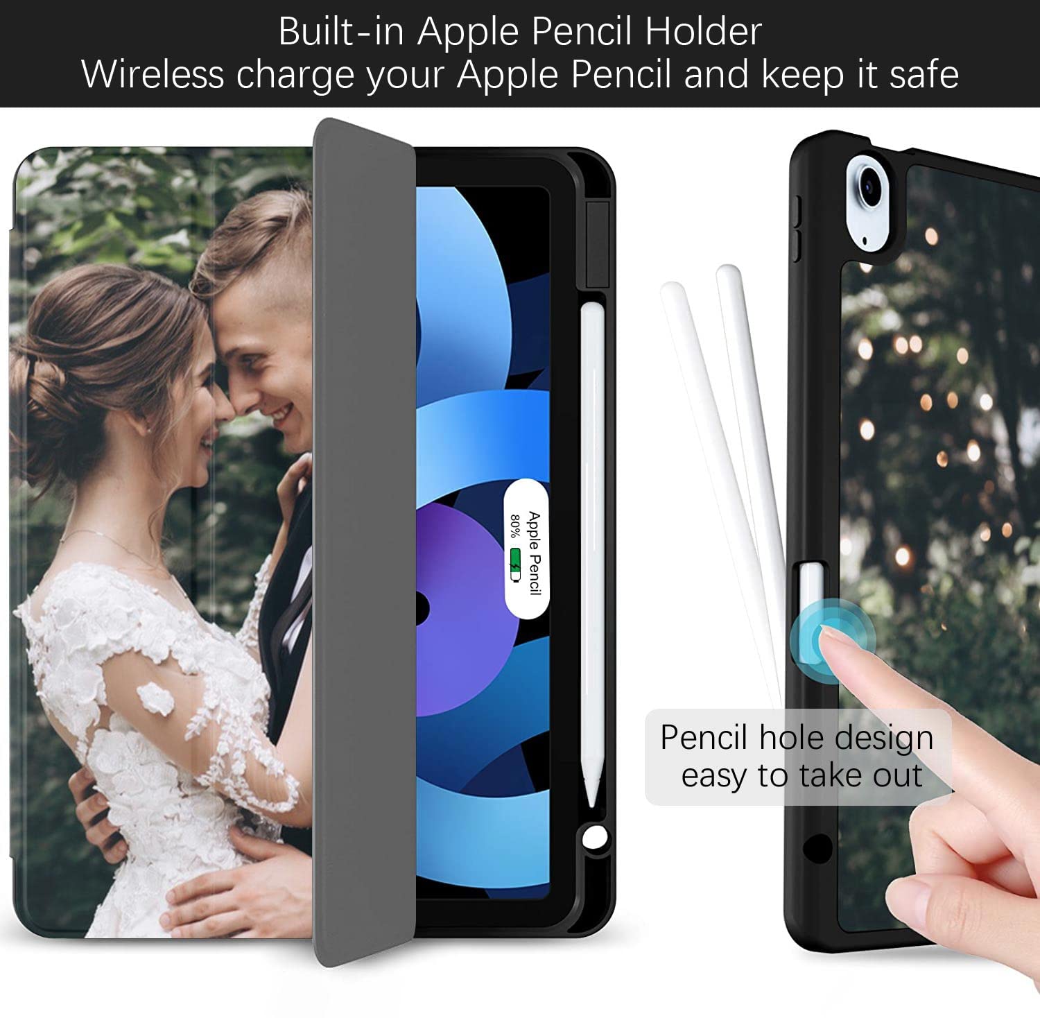 Personalisiert IPad Hülle 11 Generation 2025 - Mit Eigenem Foto & Text Individuell Gestalten