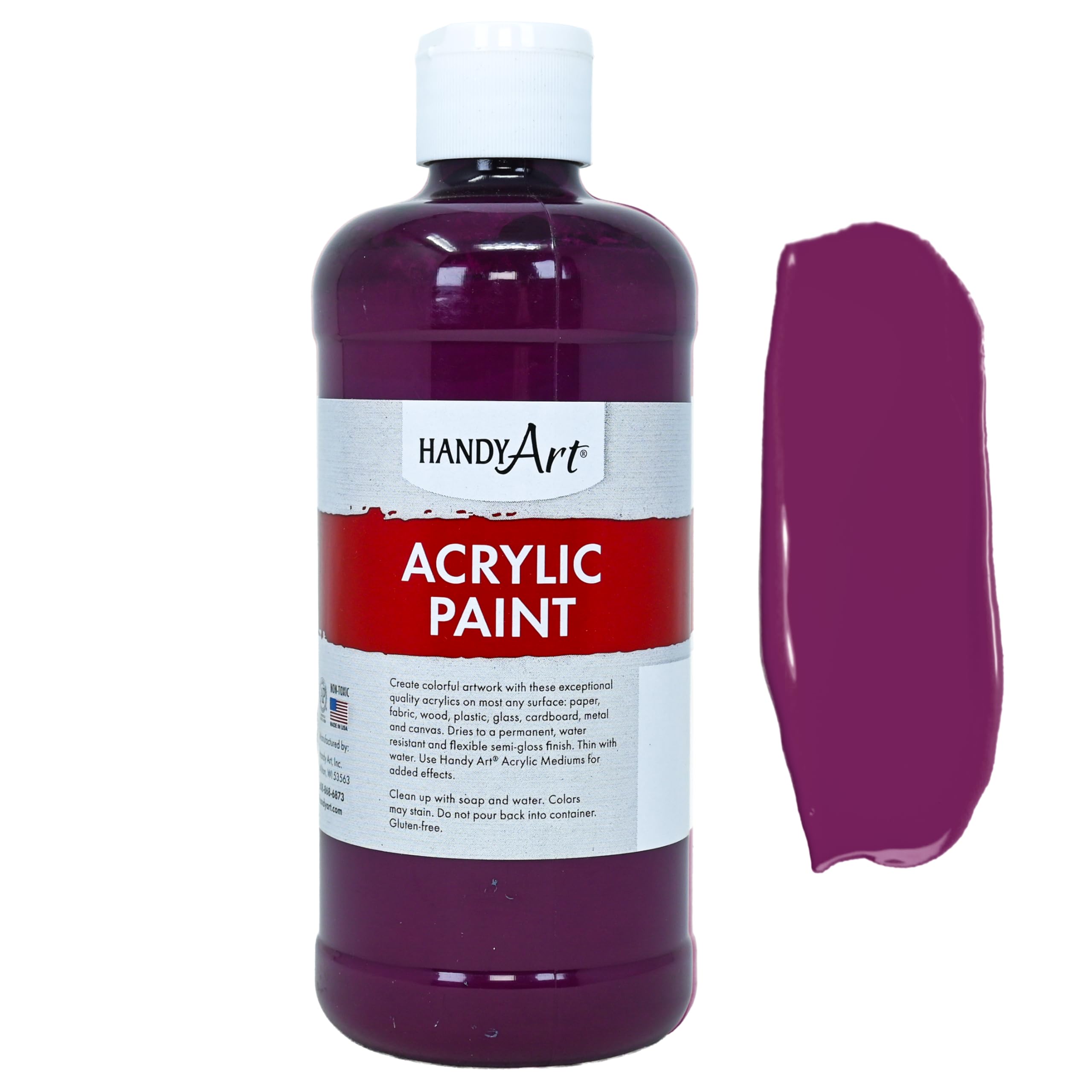 Student Acrylic Paint 16 ounce, Maroon
