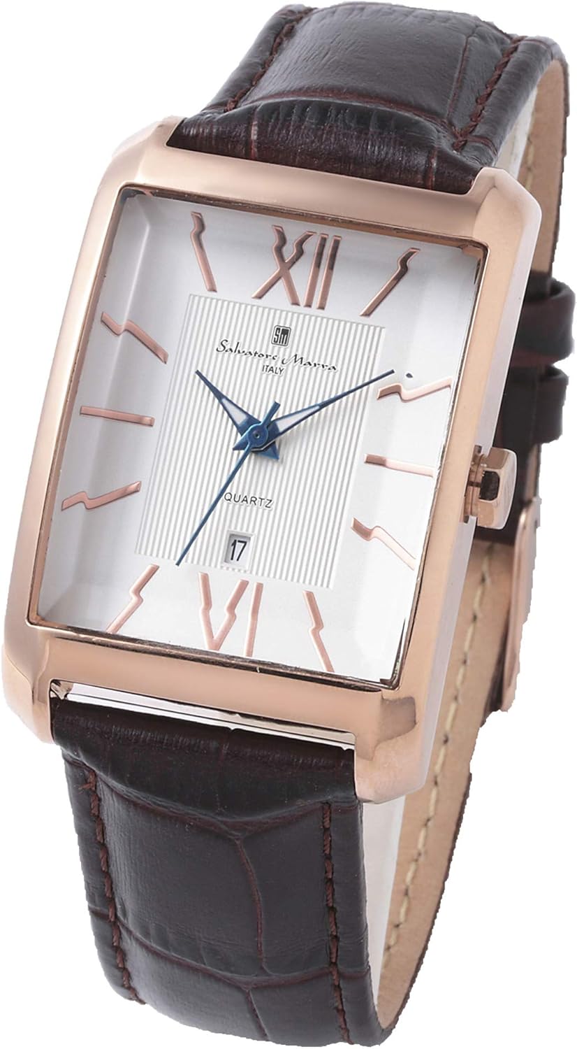 ［ Salvatore Marra(サルバトーレマーラ) ］ メンズ レディース 腕時計 とけい ビジネス アナログ クオーツ 革ベ