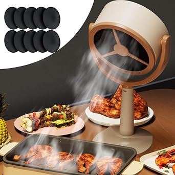 Desktop Range Hood Powerful Suction Strong Filtration 125 Degree Adjustable