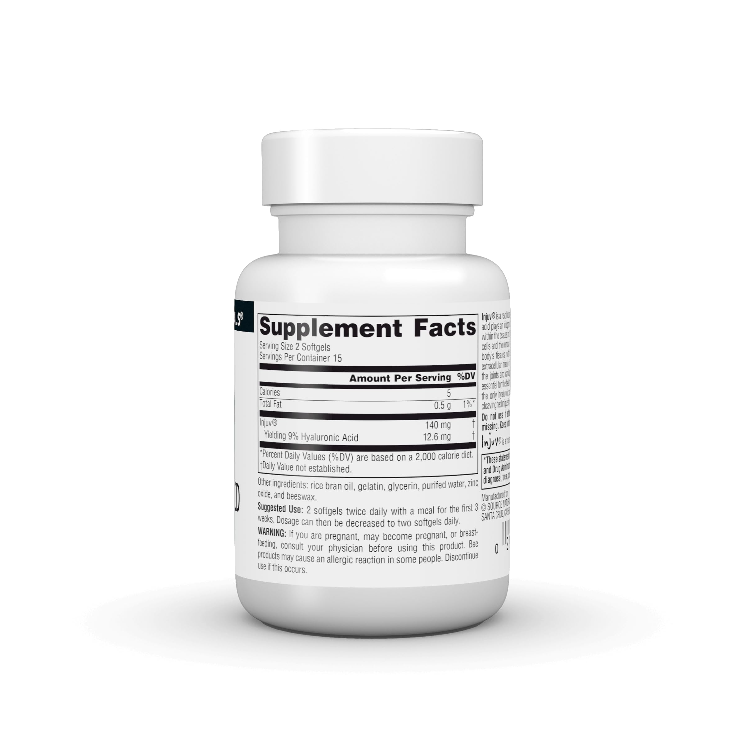 Source Naturals Hyaluronic Acid Injuv 70mg - 30 Softgels — Amazon image 2