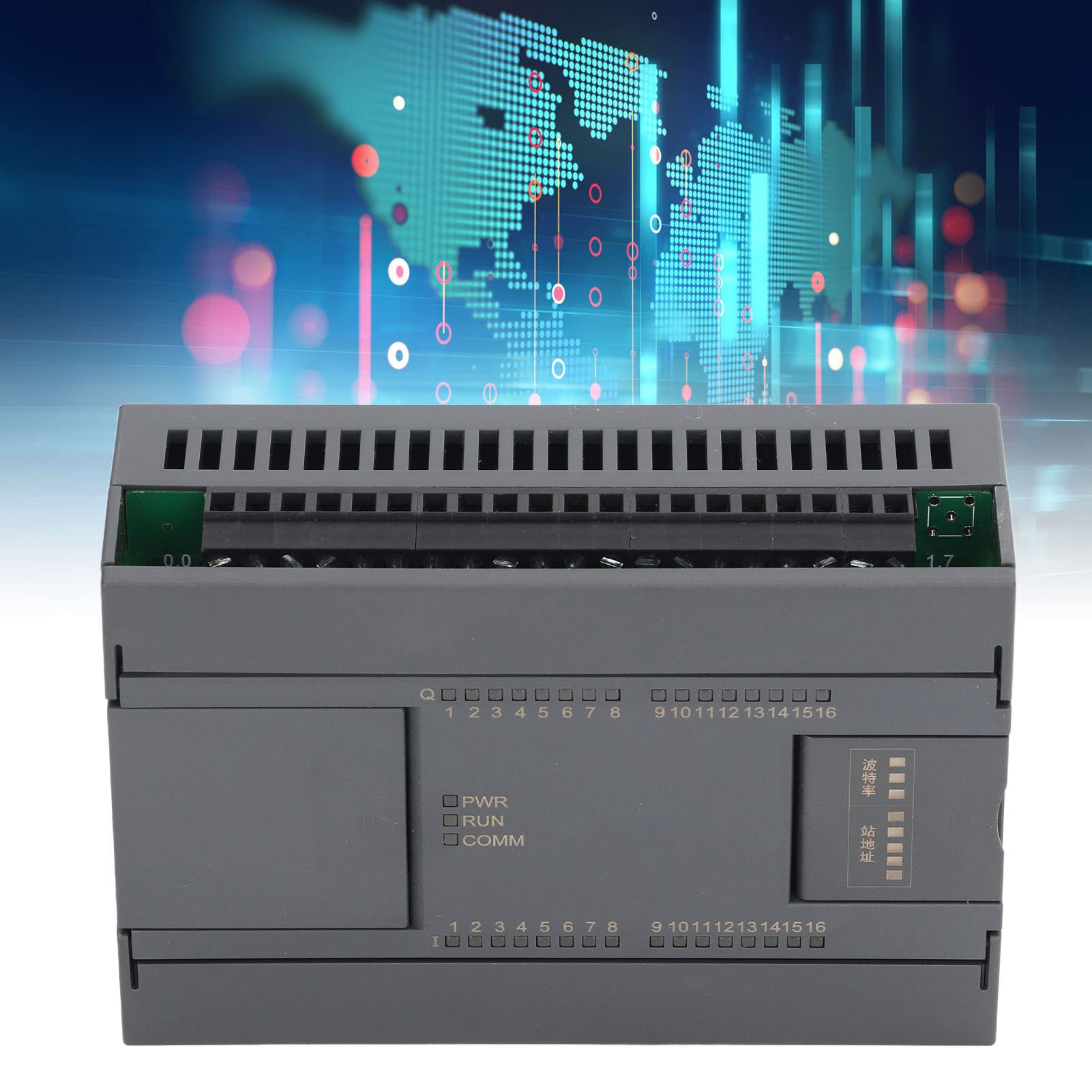 Programowalny moduł Sterownika Logicznego Inteligentna Płyta Sterowania Przemysłowego PLC 16 wejść 16 wyjść dla Systemów Automatyki ABS 80 X 128 X 50 Mm