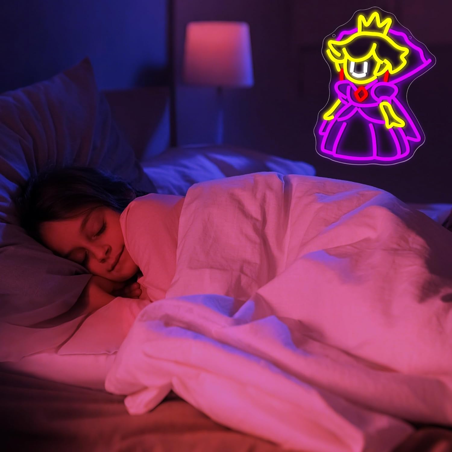 Princess Neon Sign for Wall Decor Dimmable Princess Led Neon Light for Girls Birthday Gifts for Kids Dimmable Led Sign for Man Cave Living Room Club Bar Dorm Decor Size14.3 * 10.4In (P320) - Image 5