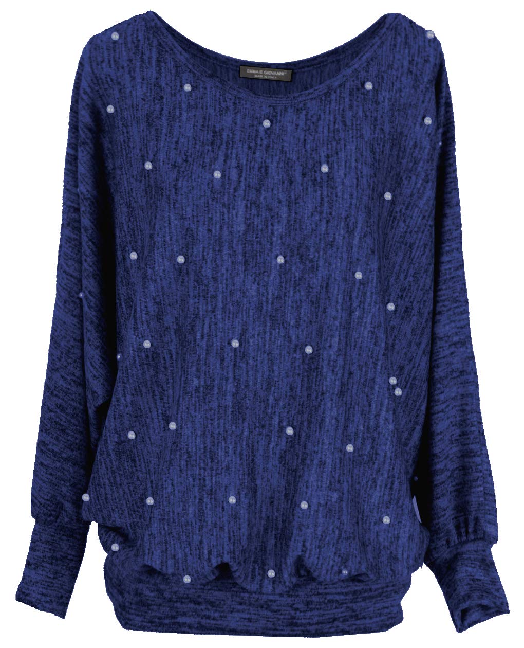 Emma & Giovanni - Baggy Jumpers/Top Oversize with Pearls - Women