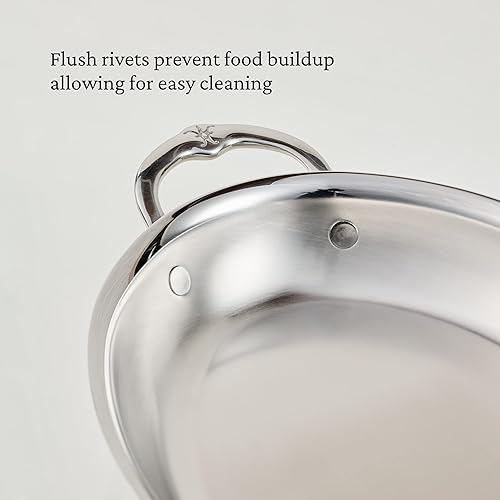 Miniatura 4 de Hestan Provisions - Plato ovalado para gratinado, acero inoxidable con revestimiento mediano, 2.0 cuartos de galón (12.5 x 9.0 pulgadas)