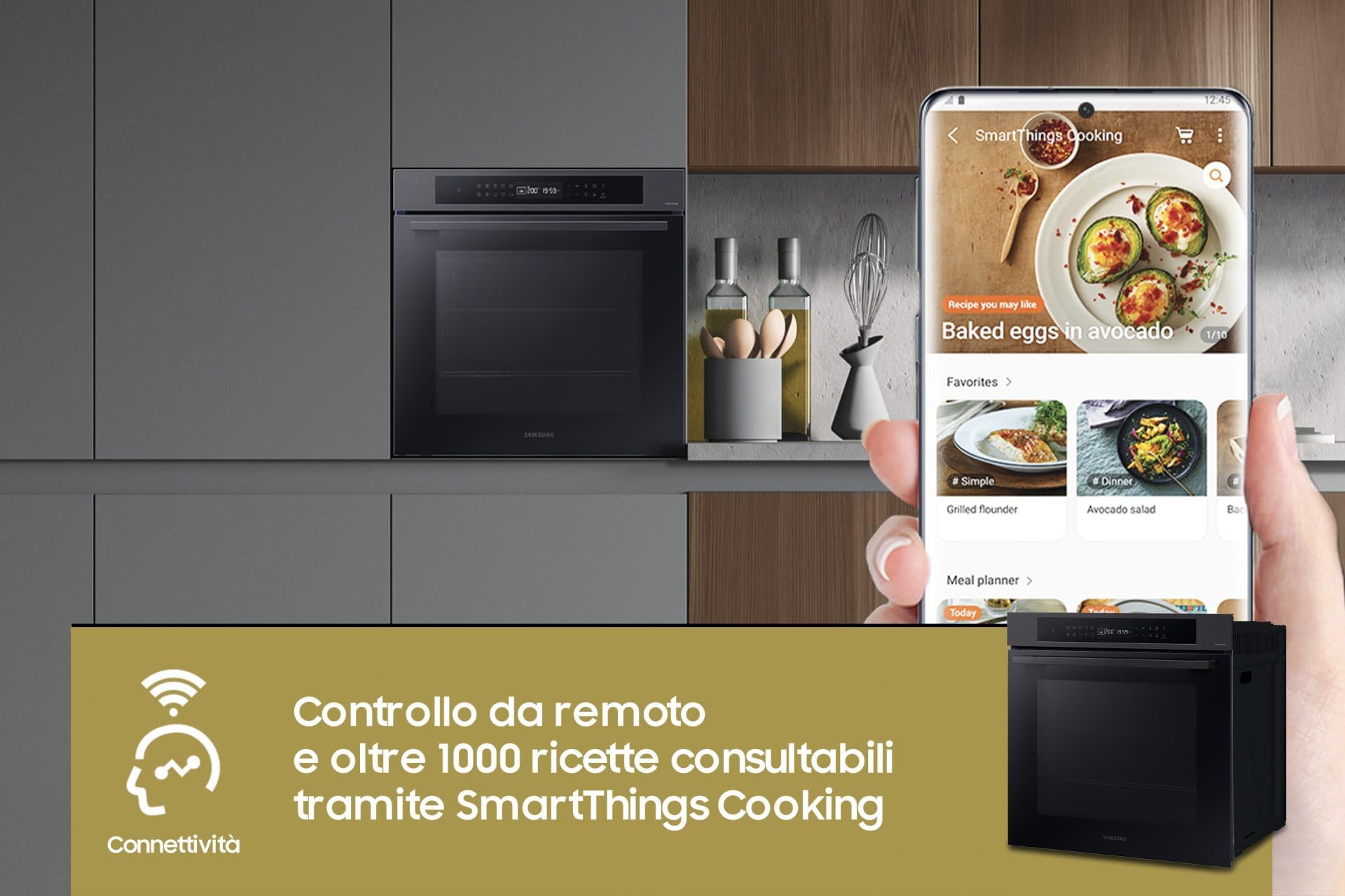FORNO MULTI VAP 76L A+ WIFI NERO